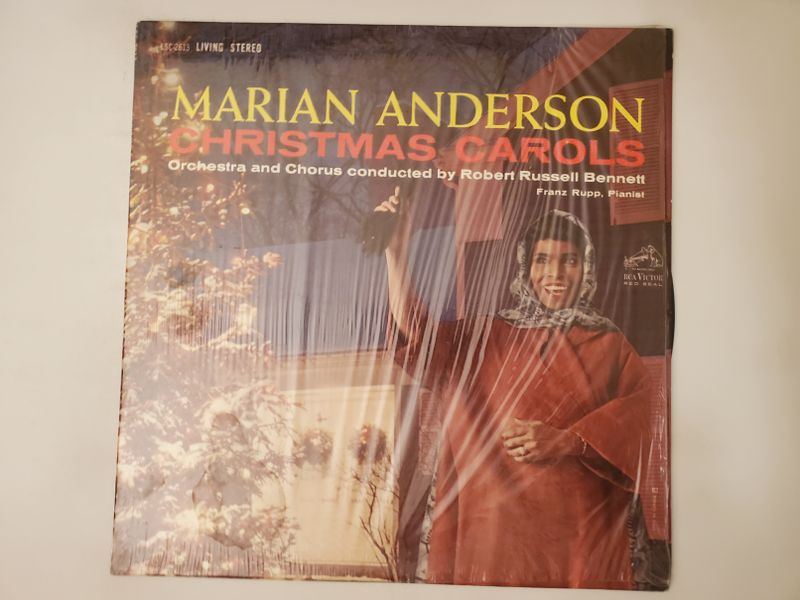 Marian Anderson Christmas Carols vinyl record